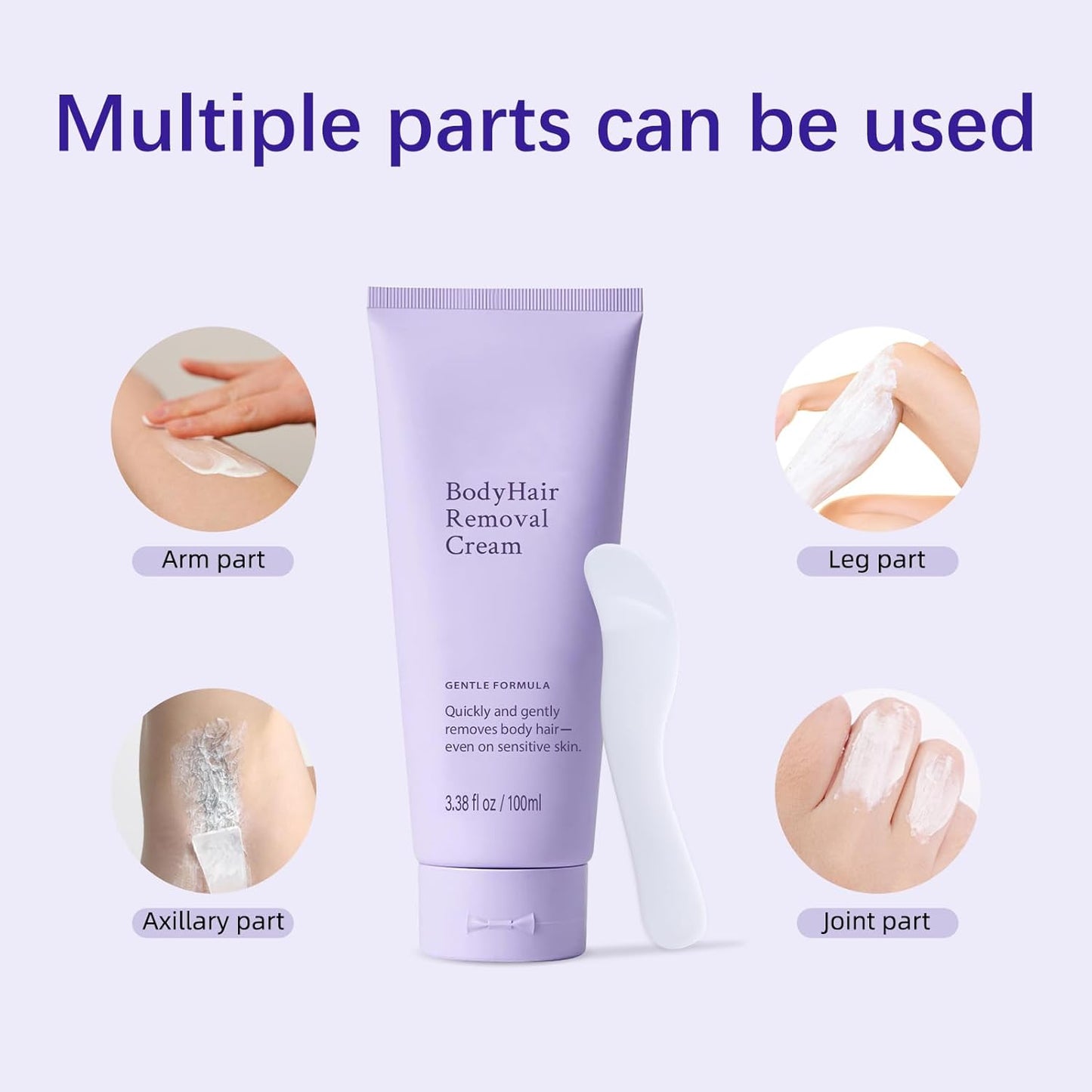 Body Hair Removal Cream - For All Skin Types