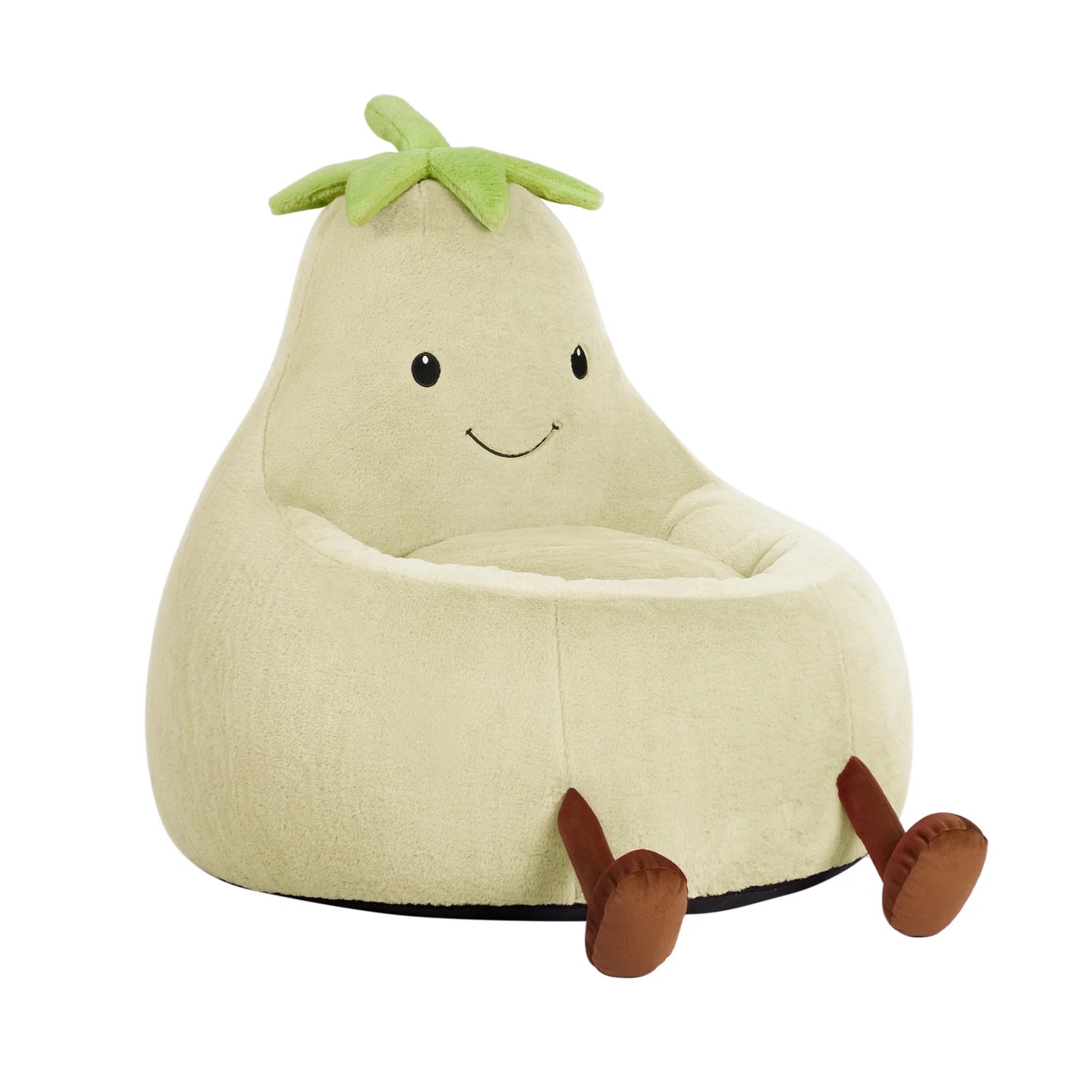 Sink into Cloud-Like Comfort: The Huggable Eggplant Bean Bag Chair