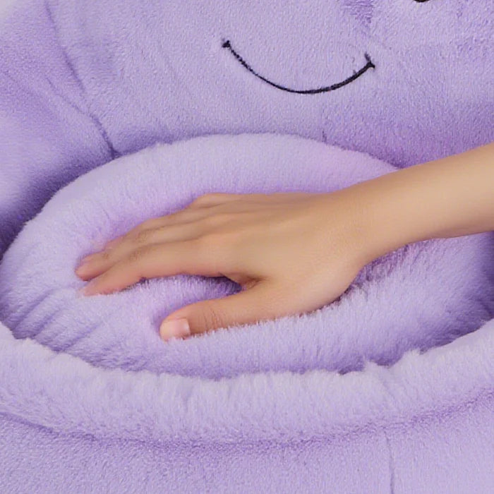 Sink into Cloud-Like Comfort: The Huggable Eggplant Bean Bag Chair