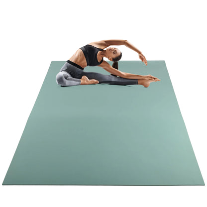 Large Yoga Mat - 6’x4’ Wide Exercise Mat - 8mm Thick Non-Slip Workout Mat