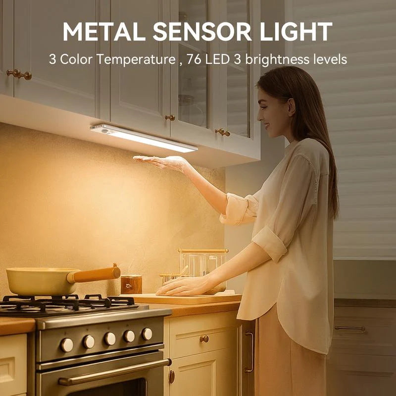 76LED Wireless Motion Sensor Light - Ideal for closets, cabinets, wardrobes, bathrooms, stairwells, and various other environments