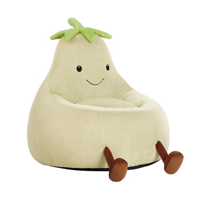 Sink into Cloud-Like Comfort: The Huggable Eggplant Bean Bag Chair
